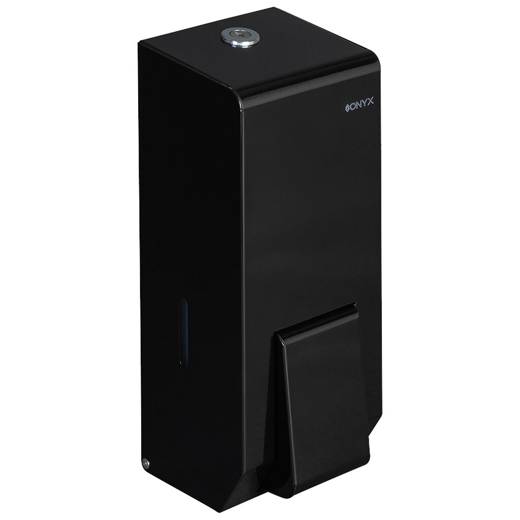 Black Steel 1000ml Liquid Soap Dispenser