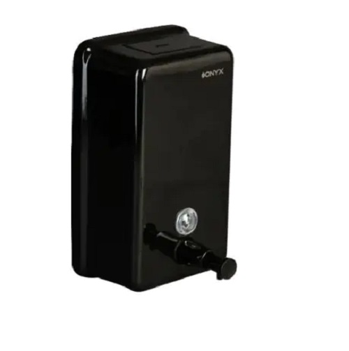 Black Steel 1200ml Vertical Soap Dispenser