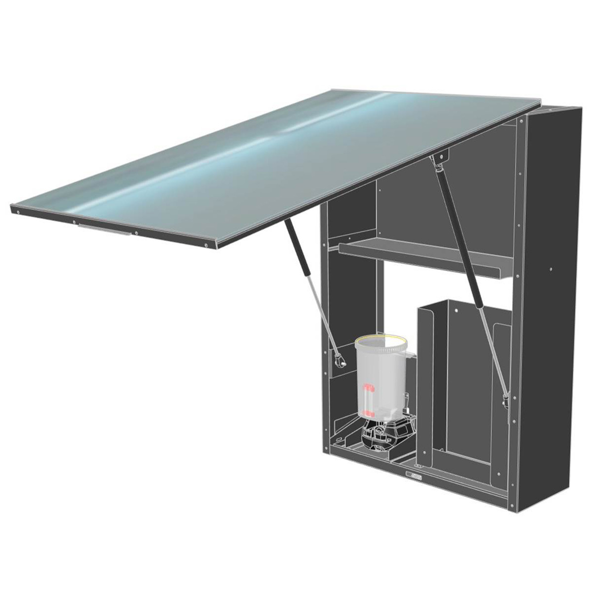 Modulo Behind Mirror Soap Dispensers