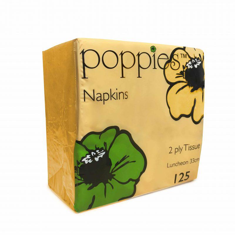 Poppies Napkins 40cm 2Ply 