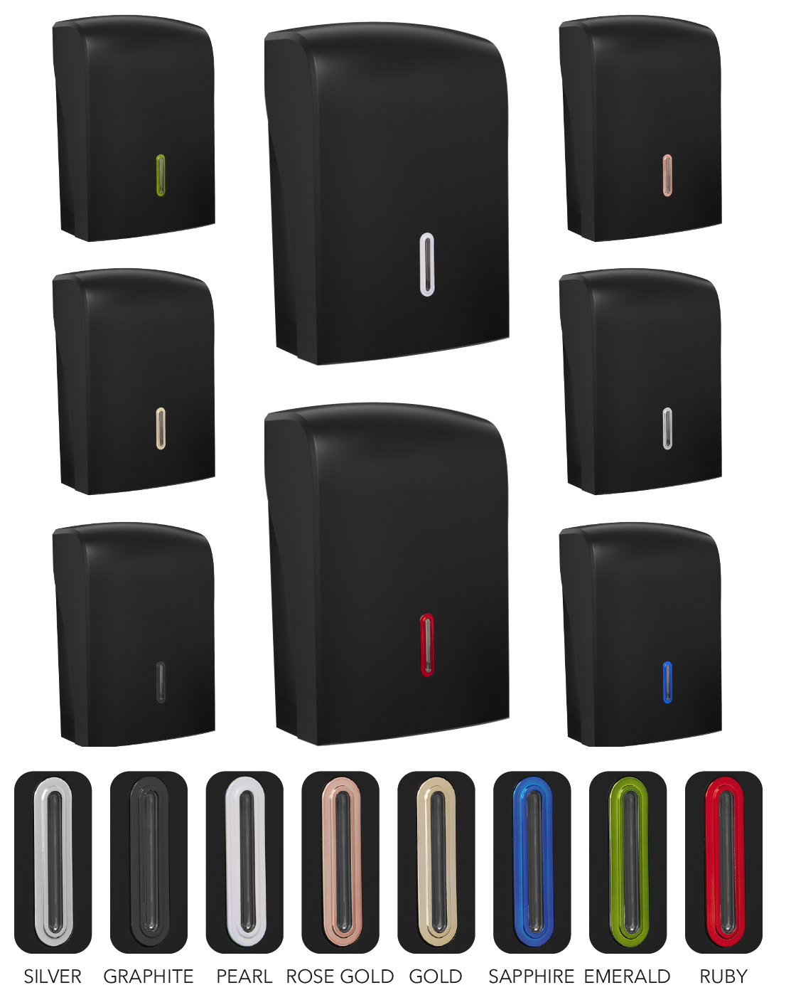 Black Halo Large Handtowel Dispenser