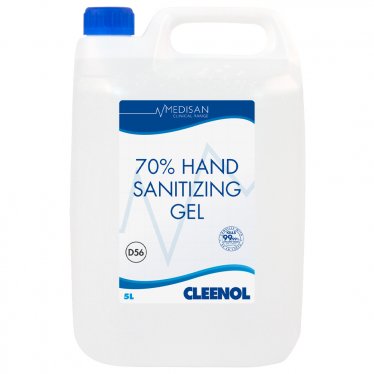 Medisan Hand Sanitising Gel 5ltr 70% Alcohol