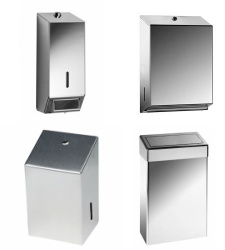 Stainless Steel Dispensers Classic Polished Finish