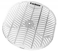 Urinal V Screen Ocean Spray x 12 (White)